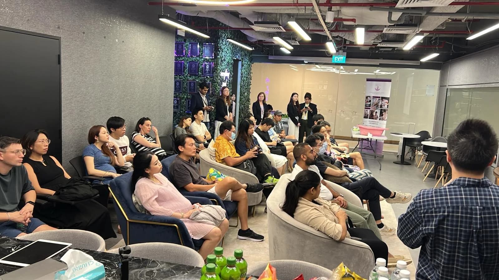NannyMoon community event with parents in Singapore