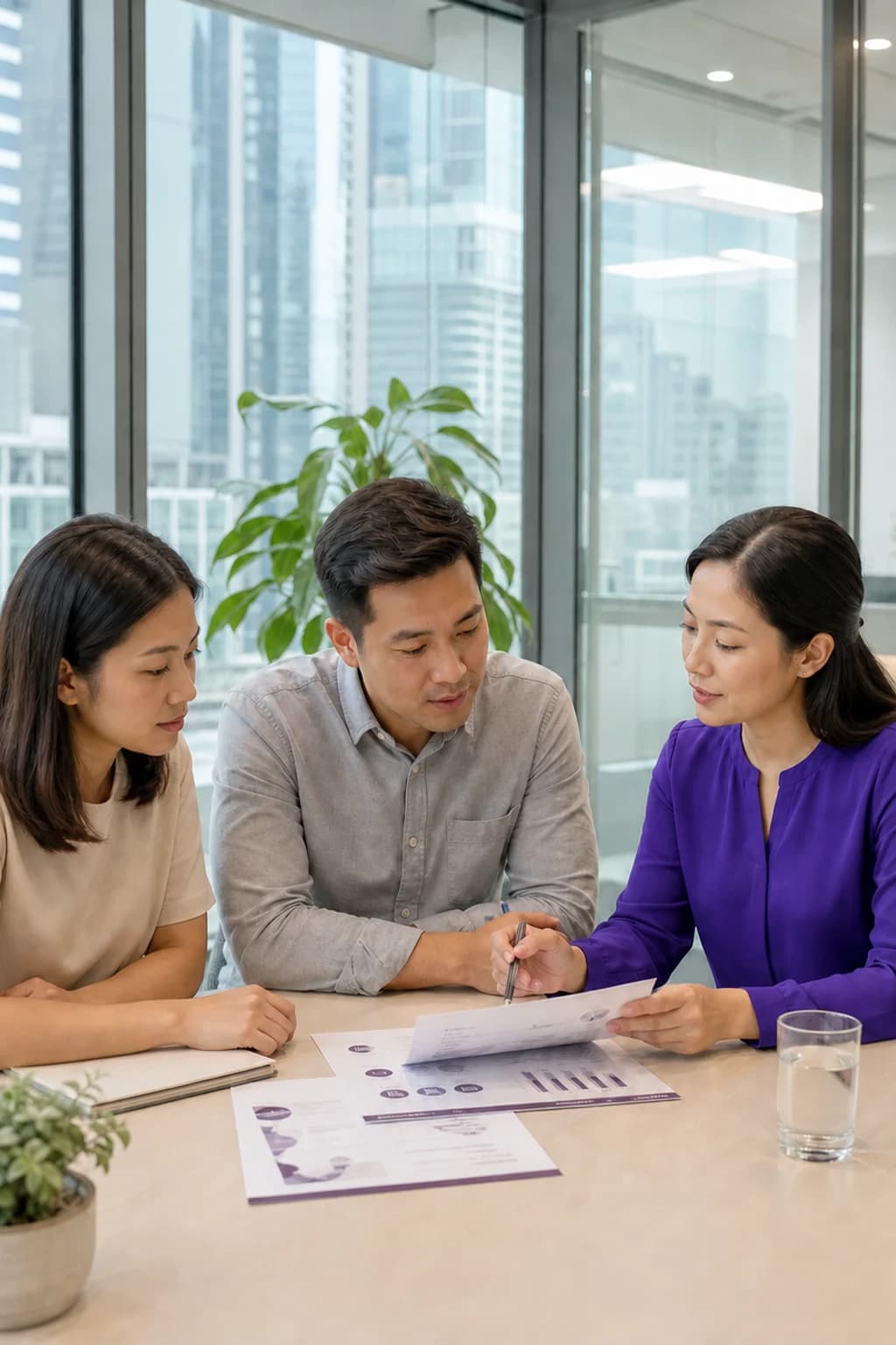 A workplace family-benefits conversation with a NannyMoon advisor